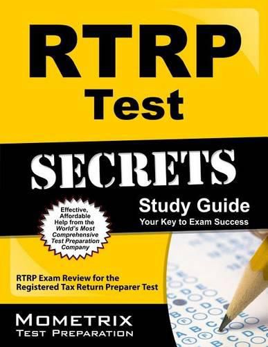 Cover image for RTRP Test Secrets Study Guide: RTRP Exam Review for the Registered Tax Return Preparer Test