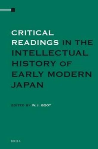 Cover image for Critical Readings in the Intellectual History of Early Modern Japan (2 Vols. SET)