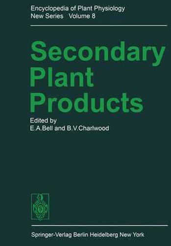 Cover image for Secondary Plant Products