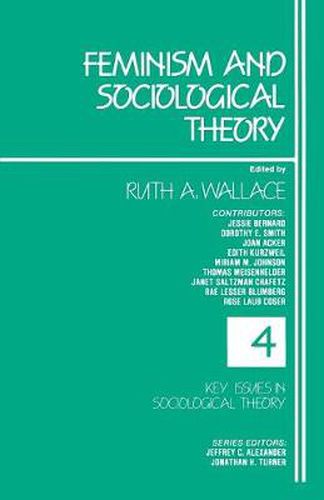 Cover image for Feminism and Sociological Theory