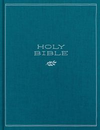 Cover image for CSB Illustrator's Notetaking Bible, Large Print Edition, Deep Caribbean Blue Cloth Over Board