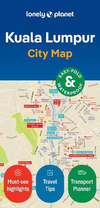 Cover image for Lonely Planet Kuala Lumpur City Map
