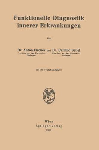 Cover image for Funktionelle Diagnostik Innerer Erkrankungen