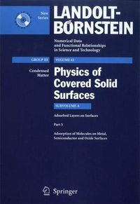 Cover image for Adsorption of Molecules on Metal, Semiconductor and Oxide Surfaces