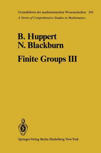 Cover image for Finite Groups III