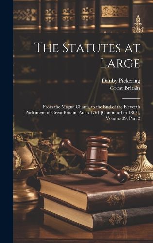 Cover image for The Statutes at Large