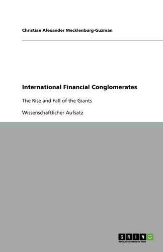 Cover image for International Financial Conglomerates