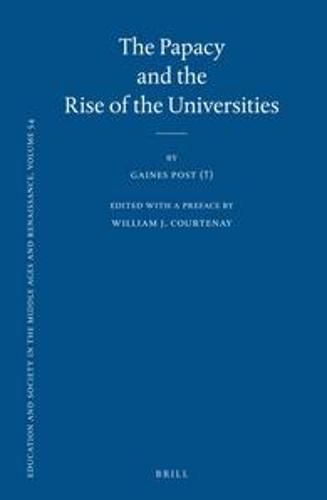 The Papacy and the Rise of the Universities