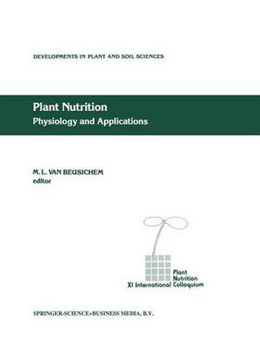 Cover image for Plant Nutrition - Physiology and Applications