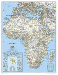 Cover image for Africa Classic, Enlarged &, Laminated: Wall Maps Continents