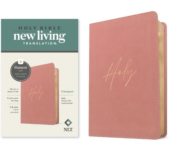 NLT Compact Bible, Filament Edition, Pink, Red Letter