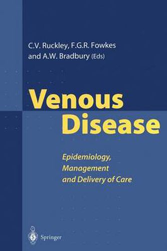 Cover image for Venous Disease: Epidemiology, Management and Delivery of Care