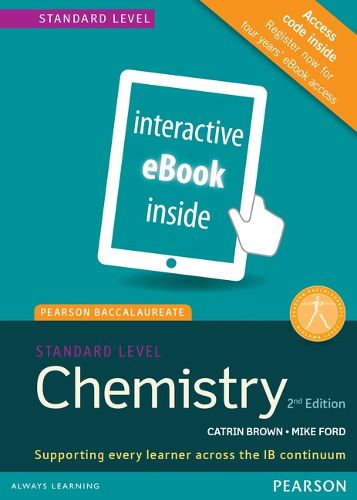 Cover image for Pearson Baccalaureate Chemistry Standard Level 2nd edition ebook only edition (etext) for the IB Diploma: Industrial Ecology