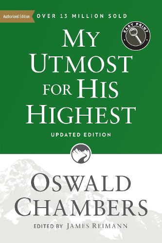 Cover image for My Utmost for His Highest: Updated Language Easy Print Edition