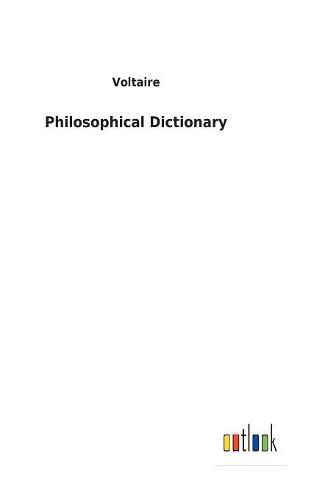 Cover image for Philosophical Dictionary