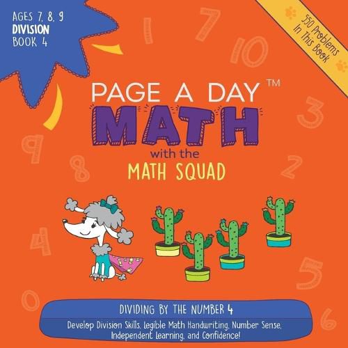 Cover image for Page A Day Math Division Book 4: Dividing by 4