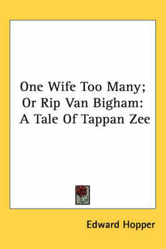 Cover image for One Wife Too Many; Or Rip Van Bigham: A Tale of Tappan Zee