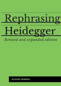 Cover image for Rephrasing Heidegger