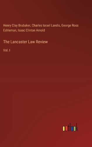 Cover image for The Lancaster Law Review