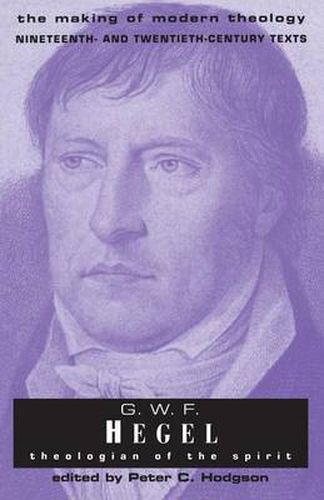 Cover image for G.W.F Hegel: Theologian Of The Spirit