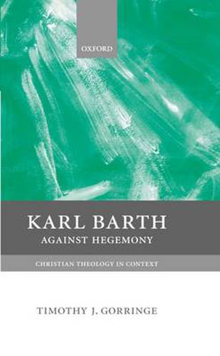 Cover image for Karl Barth: Against Hegemony