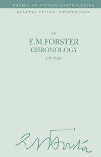 Cover image for An E. M. Forster Chronology