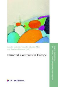 Cover image for Immoral Contracts in Europe