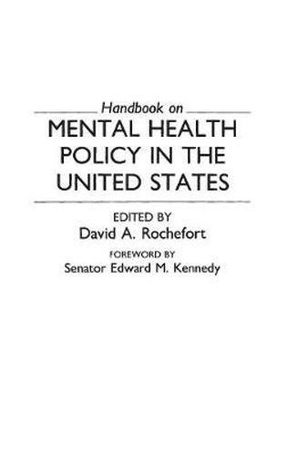 Cover image for Handbook on Mental Health Policy in the United States