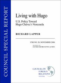 Cover image for Living with Hugo: U.S. Policy Toward Hugo Chavez's Venezuela