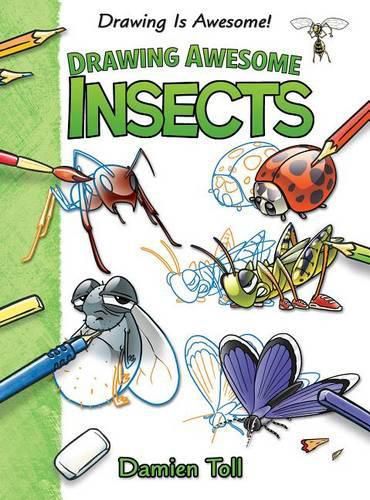 Cover image for Drawing Awesome Insects