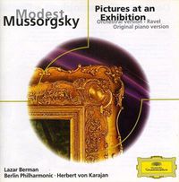 Cover image for Mussorgsky Pictures At An Exhibition Both Versions Piano And Orchestral