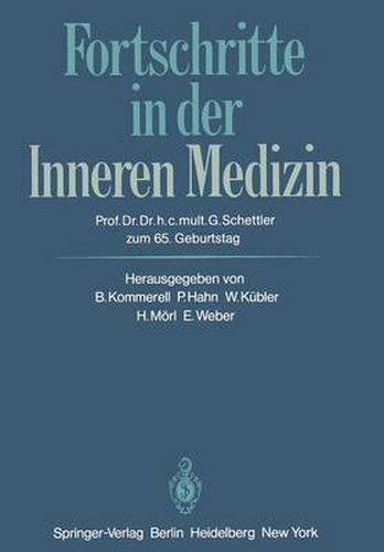 Cover image for Fortschritte in der Inneren Medizin