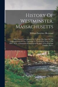 Cover image for History Of Westminster, Massachusetts