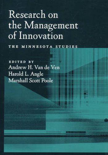 Cover image for Research on the Management of Innovation: The Minnesota Studies