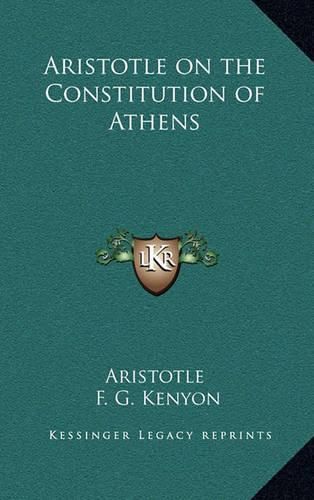 Cover image for Aristotle on the Constitution of Athens