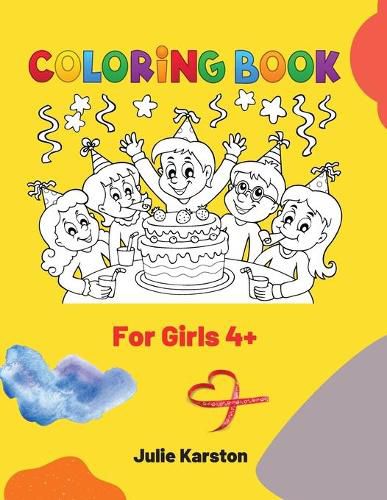 Cover image for Coloring Book for Girls Ages 4-8: Color and activity book Coloring Book for Girls Ages 4-8 Educational Activity Book for Kids