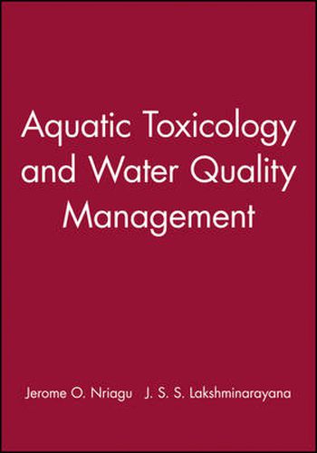 Cover image for Aquatic Toxicology and Water Quality Management