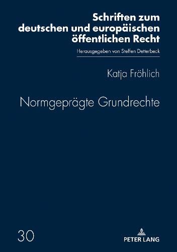 Cover image for Normgepraegte Grundrechte