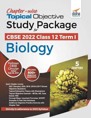 Cover image for Chapter-wise Topical Objective Study Package for CBSE 2022 Class 12 Term I Biology