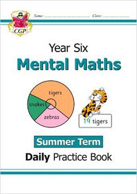 Cover image for KS2 Mental Maths Year 6 Daily Practice Book: Summer Term