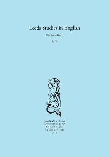 Cover image for Leeds Studies in English 2016