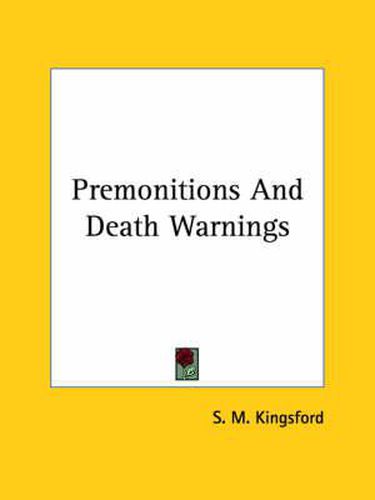 Cover image for Premonitions and Death Warnings