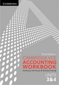 Cover image for Cambridge VCE Accounting Units 3 and 4 Workbook