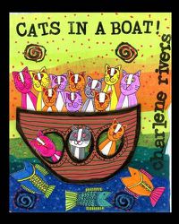 Cover image for Cats in a Boat: A Family of Cats in a Cardboard Boat