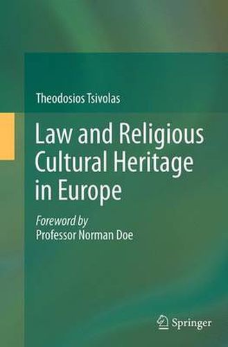 Cover image for Law and Religious Cultural Heritage in Europe