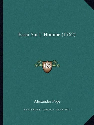 Cover image for Essai Sur L'Homme (1762)