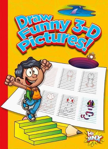 Cover image for Draw Funny 3-D Pictures!