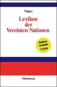 Cover image for Lexikon Der Vereinten Nationen