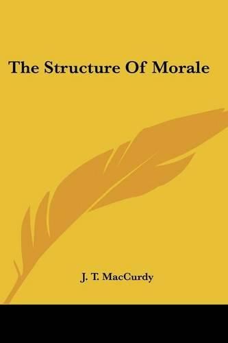 Cover image for The Structure of Morale