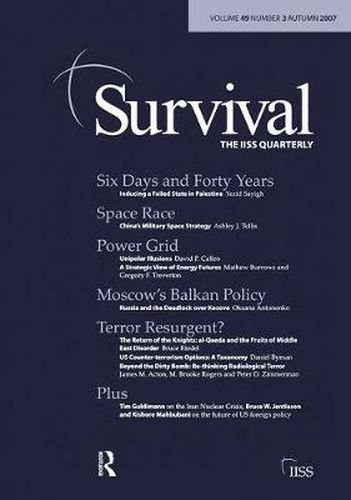 Cover image for Survival 49.3: Survival 49.3 Autumn 2007